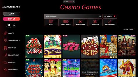 Every Kind of Casino Game at BonusBlitz!.